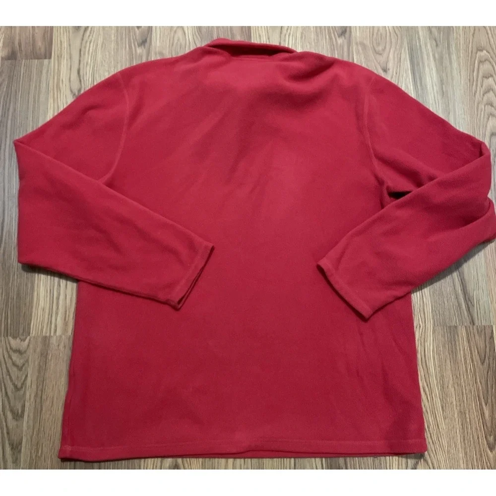 The North Face Fleece Mens Large Glacier Polartec 1/4 Zip Pullover